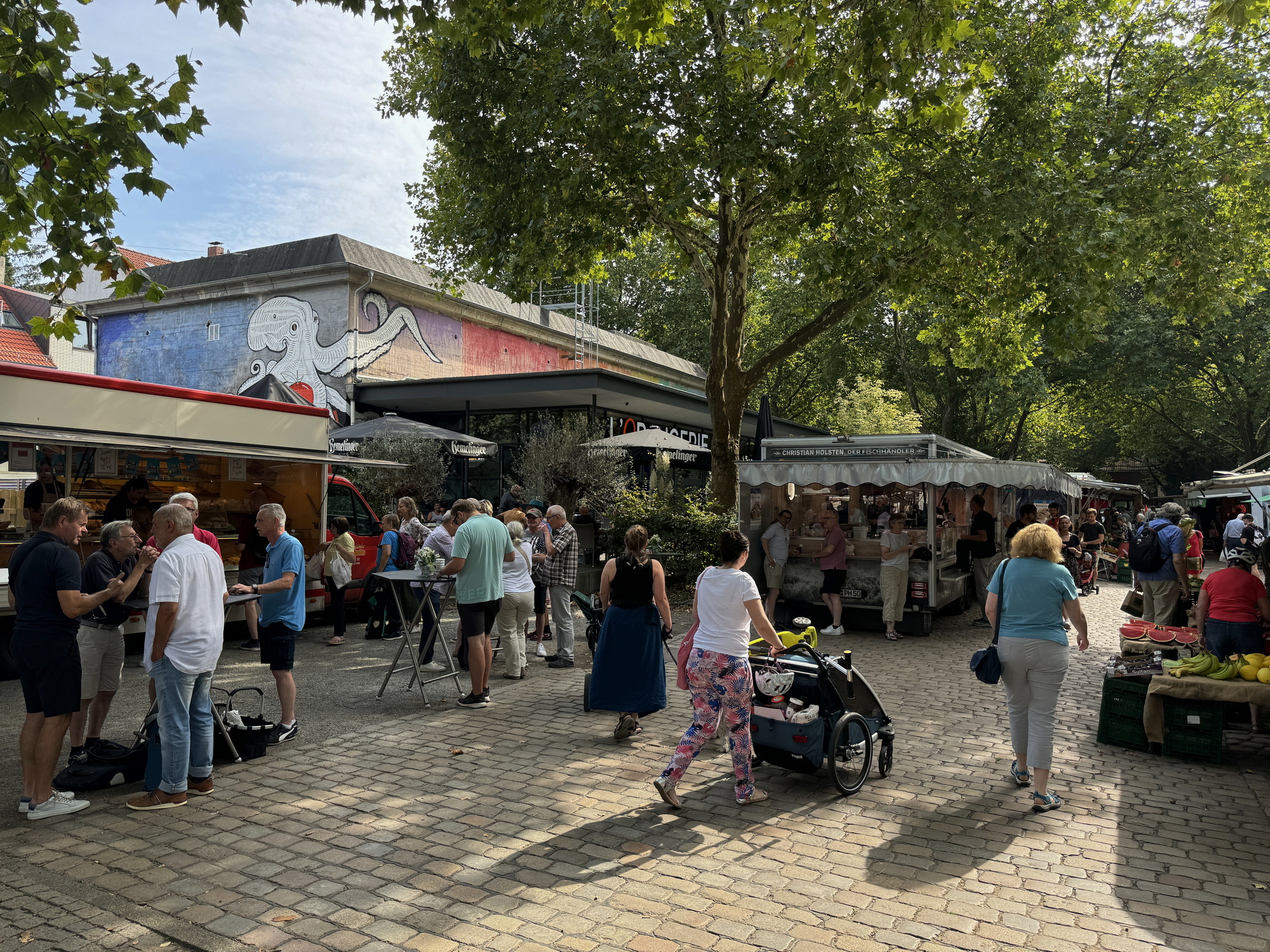 Bild zu Ausflugstipp: Bremen - Wochenmarkt Findorff / Findorffmarkt