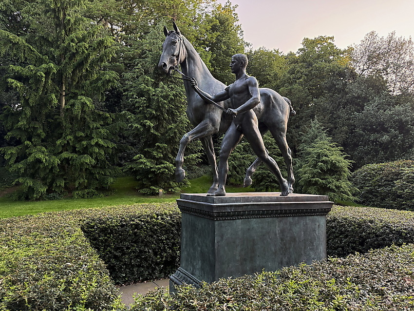 Reiterdenkmal in den Bremer Wallanlagen