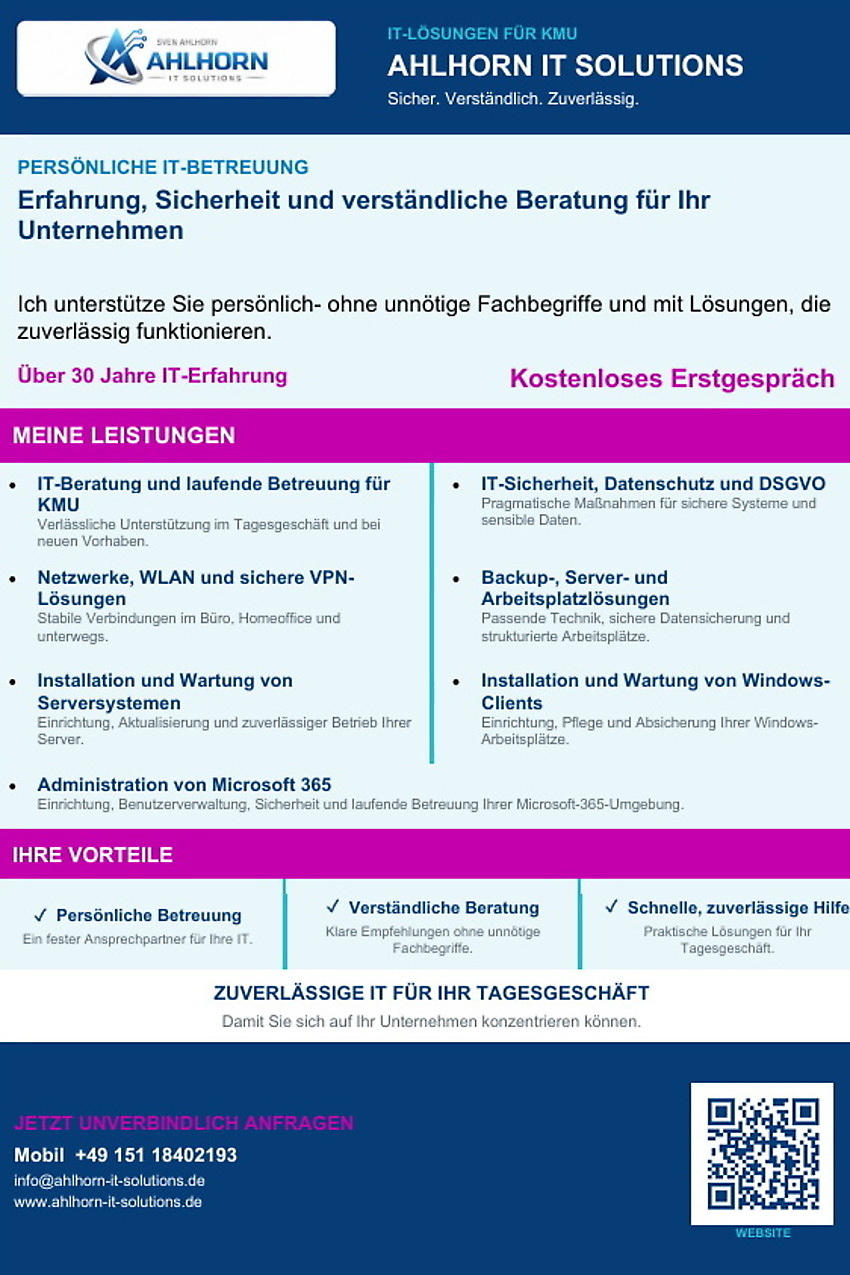 Landkreis Osterholz - Ahlhorn IT Solutions: Ihr kompetenter Partner für IT-Betreuung – Bild 2